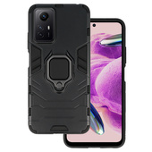 etui pancerne Pokrowiec Ring Armor Case czarny do Xiaomi Redmi Note 12S