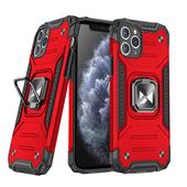 etui uchwyt na palec Pokrowiec Wozinsky Ring Armor pancerny czerwony do Samsung Galaxy A21s
