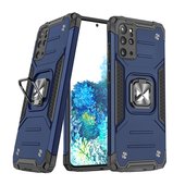 etui uchwyt na palec Pokrowiec Wozinsky Ring Armor pancerny niebieski do Samsung Galaxy S20 Plus