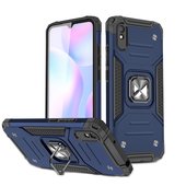 Pokrowiec Wozinsky Ring Armor pancerny niebieski do Xiaomi Redmi 9A