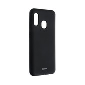 Pokrowiec Roar Colorful Jelly Case czarny do Samsung Galaxy A20e