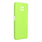 Pokrowiec Roar Colorful Jelly Case limonkowy do Xiaomi Redmi Note 9 5G