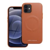 Pokrowiec Roar Leather Mag Case br�zowy do Apple iPhone 12