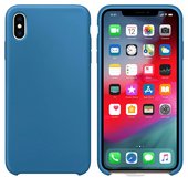 Pokrowiec Silicone Case ciemnoniebieski do Apple iPhone XS Max