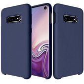 Pokrowiec Silicone Case ciemnoniebieski do Samsung Galaxy S10
