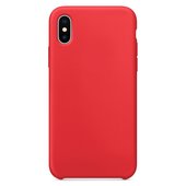 Pokrowiec Silicone Case czerwony do Apple iPhone XS