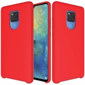 Pokrowiec Silicone Case czerwony do Huawei Mate 20