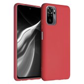 Pokrowiec Silicone Case czerwony do Xiaomi Redmi Note 10S