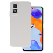 Pokrowiec Silicone Lite Case be�owy do Xiaomi Redmi Note 11 Pro 5G
