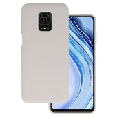etui matowe Pokrowiec Silicone Lite Case be�owy do Xiaomi Redmi Note 9 Pro