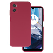 Pokrowiec Silicone Lite Case bordowy do Motorola Moto E22