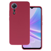 Pokrowiec Silicone Lite Case bordowy do Oppo A78 4G