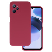 etui na ty� Pokrowiec Silicone Lite Case bordowy do Realme C35