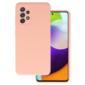 Pokrowiec Silicone Lite Case brzoskwiniowy do Samsung Galaxy A52s