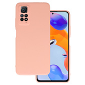 Pokrowiec Silicone Lite Case brzoskwiniowy do Xiaomi Redmi Note 11 Pro 5G