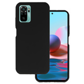 etui matowe Pokrowiec Silicone Lite Case czarny do Xiaomi Redmi Note 10S