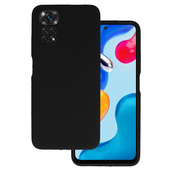 etui matowe Pokrowiec Silicone Lite Case czarny do Xiaomi Redmi Note 11S