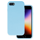 Pokrowiec Silicone Lite Case jasnoniebieski do Apple iPhone SE 2022