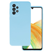 etui matowe Pokrowiec Silicone Lite Case jasnoniebieski do Samsung Galaxy A33 5G