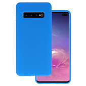 Pokrowiec Silicone Lite Case niebieski do Samsung Galaxy S10 Plus