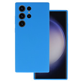 Pokrowiec Silicone Lite Case niebieski do Samsung Galaxy S22 Ultra