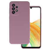 etui matowe Pokrowiec Silicone Lite Case wrzosowy do Samsung Galaxy A33 5G