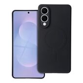 Pokrowiec Silicone Mag Cover MagSafe czarny do Samsung Galaxy S25 Edge