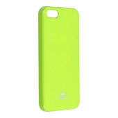 Pokrowiec silikonowy Jelly Mercury limonkowy do Apple iPhone SE