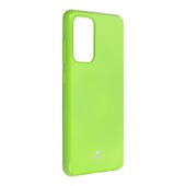 Pokrowiec silikonowy Jelly Mercury limonkowy do Samsung A52 4G