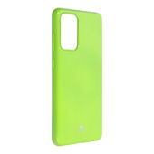 Pokrowiec silikonowy Jelly Mercury limonkowy do Samsung A72 4G