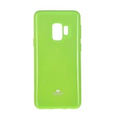 Pokrowiec silikonowy Jelly Mercury limonkowy do Samsung Galaxy S9 Plus