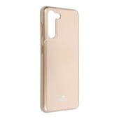 Pokrowiec silikonowy Jelly Mercury z�oty do Samsung s21