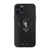 Pokrowiec silikonowy Kingxbar Wish Series z kryszta�ami Swarovskiego czarny do Apple iPhone 12 Pro