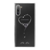 Pokrowiec silikonowy Kingxbar Wish Series z kryszta�ami Swarovskiego czarny do Samsung Galaxy Note 10