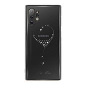 Pokrowiec silikonowy Kingxbar Wish Series z kryszta�ami Swarovskiego czarny do Samsung Galaxy Note 10 Plus
