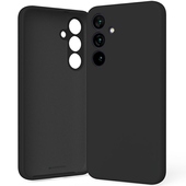 Pokrowiec silikonowy Mercury Goospery czarny do Samsung Galaxy S25 Plus