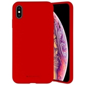 Pokrowiec silikonowy Mercury Goospery czerwony do Apple iPhone 12