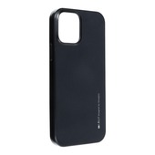 Pokrowiec silikonowy Mercury iJelly Case czarny do Apple iPhone 12 Pro