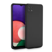 Pokrowiec silikonowy Tech-protect Icon czarny do Samsung Galaxy A22 5G
