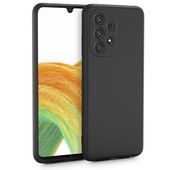 Pokrowiec Pokrowiec silikonowy Tech-protect Icon czarny do Samsung Galaxy A33 5G