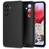 Pokrowiec silikonowy Tech-protect Icon czarny do Samsung Galaxy M34 5G