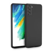 Pokrowiec silikonowy Tech-protect Icon czarny do Samsung Galaxy S21 FE 5G
