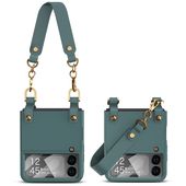 Pokrowiec silikonowy Tech-protect Icon zielone do Samsung Z Flip 4