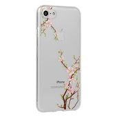 Pokrowiec silikonowy Telone Floral wzr Cherry do Samsung Galaxy A90