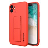 Pokrowiec silikonowy Wozinsky Kickstand Case czerwony do Apple iPhone 11