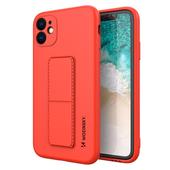 Pokrowiec Pokrowiec silikonowy Wozinsky Kickstand Case czerwony do Samsung A51 5G
