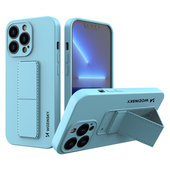 Pokrowiec silikonowy Wozinsky Kickstand Case jasnoniebieski do Apple iPhone 13 Mini