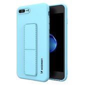 Pokrowiec silikonowy Wozinsky Kickstand Case jasnoniebieski do Apple iPhone 8 Plus