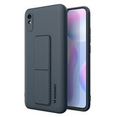 Pokrowiec silikonowy Wozinsky Kickstand Case jasnoniebieski do Xiaomi Redmi 9A