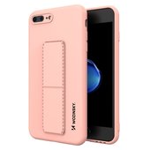 Pokrowiec silikonowy Wozinsky Kickstand Case r�owy do Apple iPhone 7 Plus